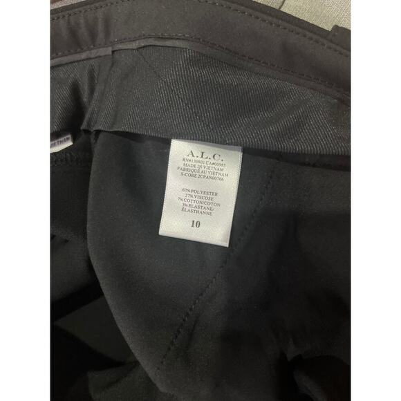NWT A.L.C. Carson Flared Black Trousers Sz 10 - Picture 8 of 11
